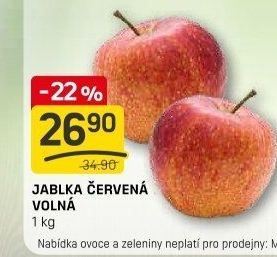 Jablka červená