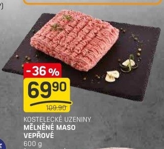 Maso mleté vepřové Kostelecké uzeniny