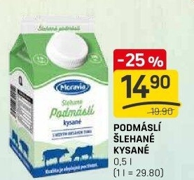 Nápoj podmáslí šlehané kysané Moravia