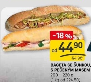 Obložená bageta