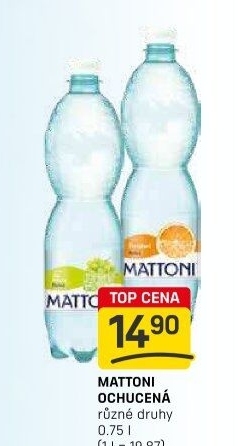 Ochucená voda Mattoni