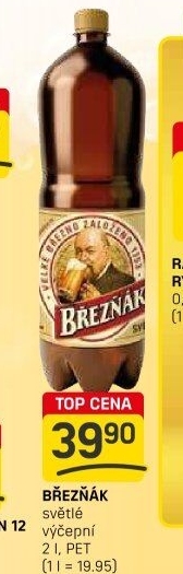 Pivo světlé výčepní 10° Březňák