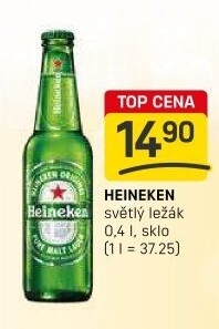 Pivo světlý ležák Heineken
