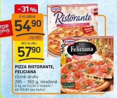 Pizza mražená FelicianaDr. Oetker