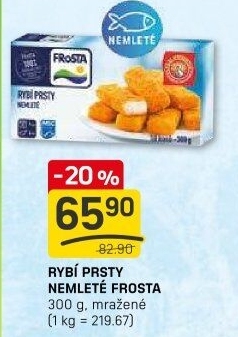 Rybí prsty nemleté mražené Frosta