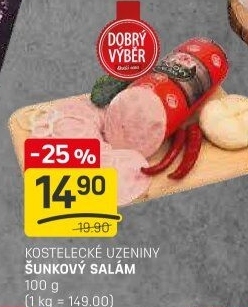 Salám šunkový Dobrý výběr