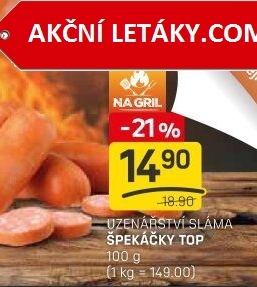 Špekáčky Top Sláma