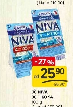 Sýr Niva Jihočeská Madeta
