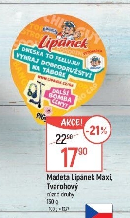 Dezert Lipánek Madeta