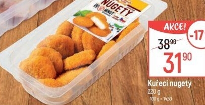 Kuřecí nugety Vodňanské kuře