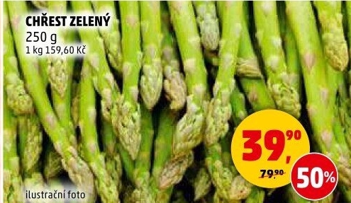 Chřest zelený