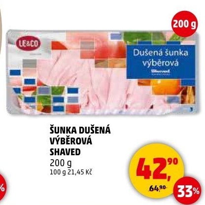 Šunka dušená výběrová LE&amp