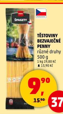 Těstoviny bezvaječné Penny