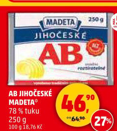 Tuk Jihočeské AB Madeta