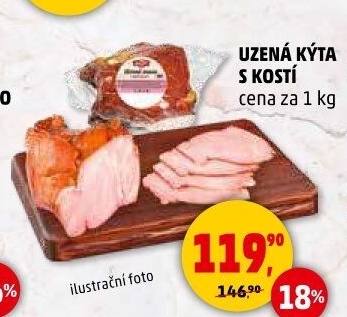 Uzená kýta s kostí Řezníkův talíř
