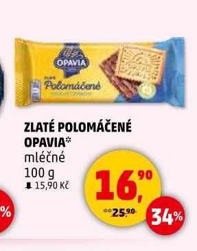 Zlaté polomáčené Opavia