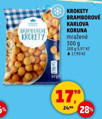 Krokety mražené Karlova Koruna