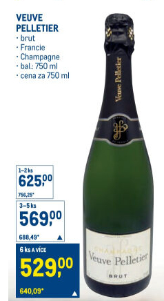 Champagne Brut Veuve Pelletier