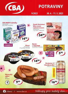 akční leták CBA 30.4.2025-11.5.2025