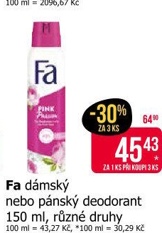 Deodorant sprej Fa