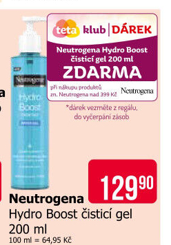 Gel pleťový čisticí Hydro Boost Neutrogena