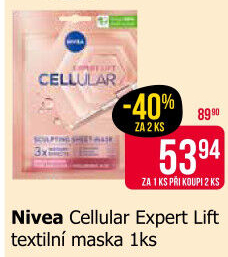 Maska textilní pleťová Cellular Nivea