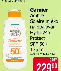 Mléko na opalování OF 50+ Ambre Solaire Garnier