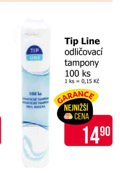 Odličovací tampony Tip Line