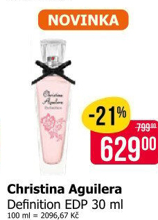 Parfémovaná voda dámská Definition Christina Aguilera