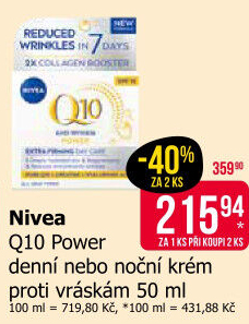 Pleťový krém proti vráskám Q10 Power Nivea