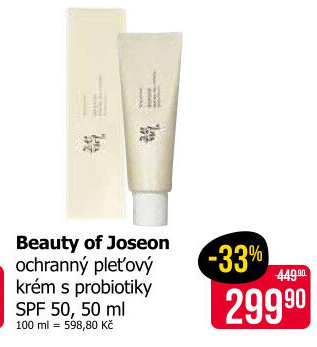Pleťový krém SPF 50+ Beauty of Joseon