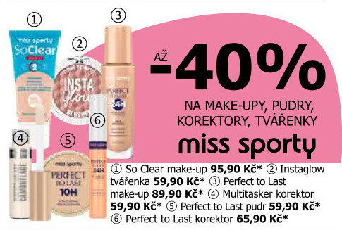 Pudr Perfect To Last 10H Miss Sporty