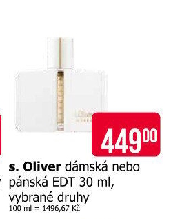 Toaletní voda dámská s.Oliver