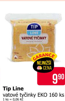 Tyčinky vatové Tip Line
