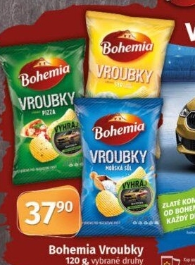 Chipsy Vroubky Bohemia Chips