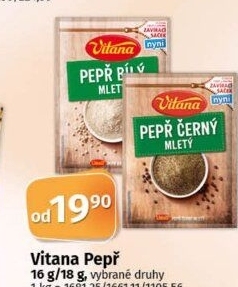 Koření Pepř Vitana
