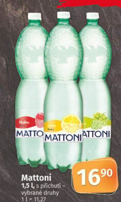 Ochucená voda Mattoni