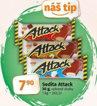 Oplatky Attack Sedita