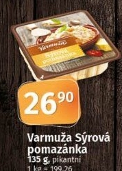 Pikantní sýrová pomazánka Varmuža