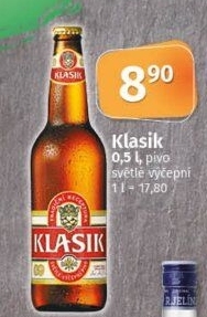 Pivo světlé výčepní 10° Klasik