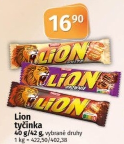 Tyčinka Lion Nestlé