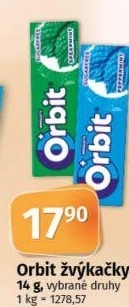 Žvýkačky Orbit