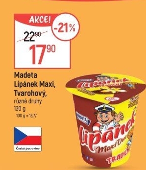 Dezert Lipánek Madeta