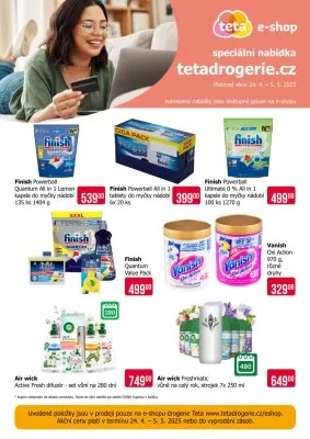 akční leták Teta drogerie 24.4.2025-5.5.2025