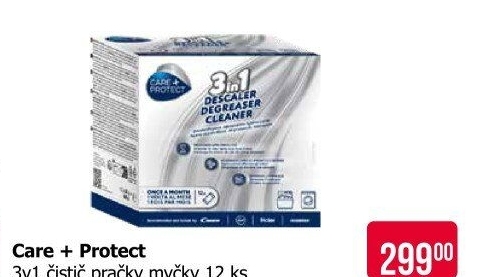 Čistič pračky a myčky Care+ Protect