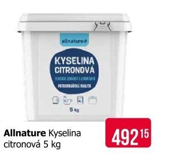 Kyselina citronová Allnature