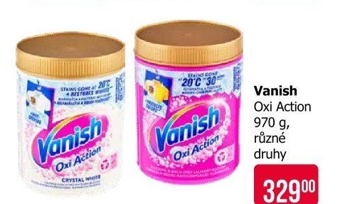 Odstraňovač skvrn práškový Oxi Action Vanish