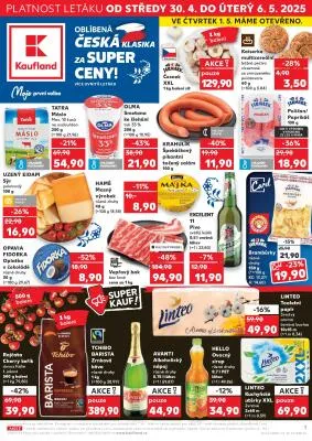 akční leták Kaufland 30.4.2025-6.5.2025