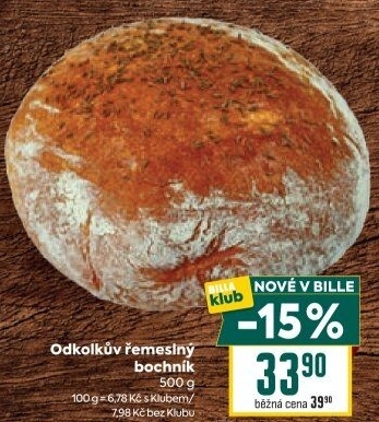Chléb řemeslný bochník Odkolek