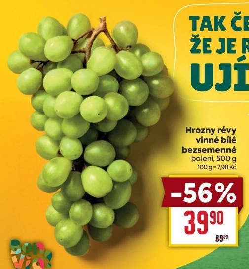 Hrozny bílé bezsemenné Billa Bonvia